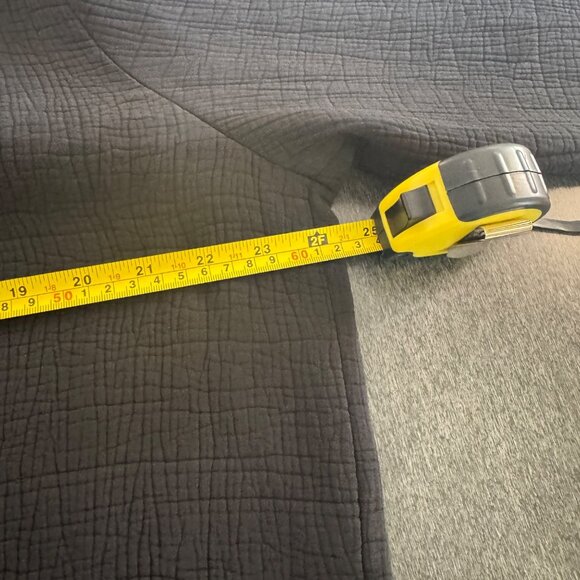 Eileen Fisher Women's Rayon/Silk Textured Open Front Black Jacket Cardigan Sz XL - Picture 9 of 9